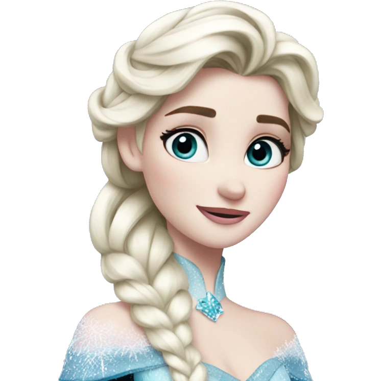 elsa frozen emoji