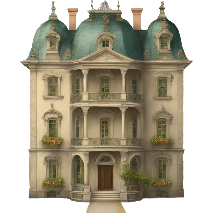 Rococo mansion emoji