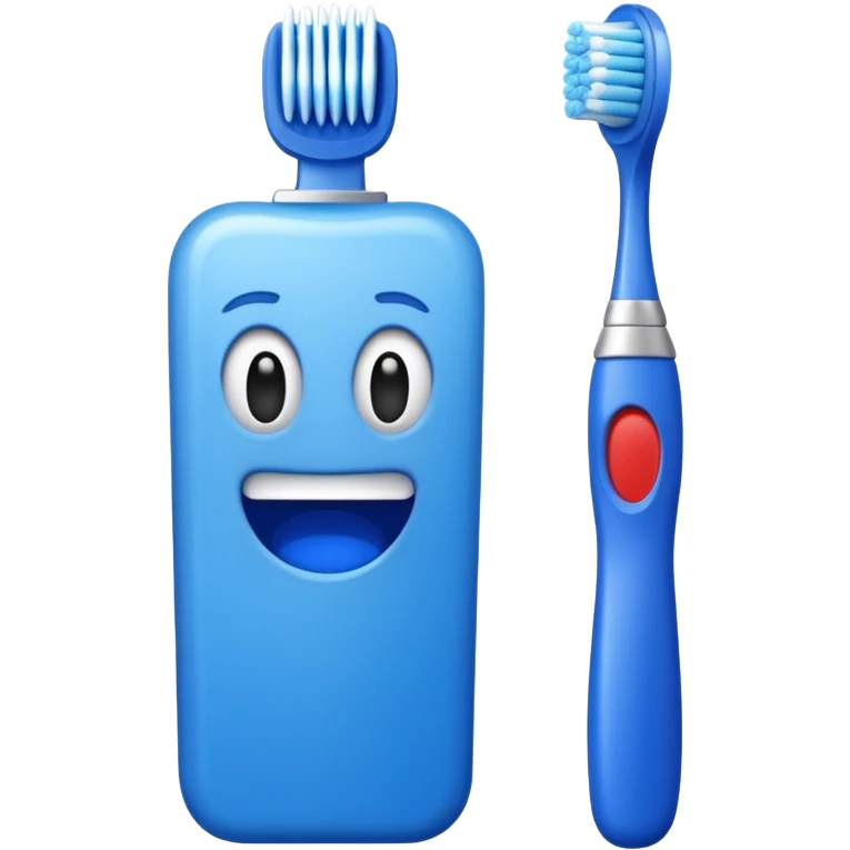 blue Toothbrush emoji