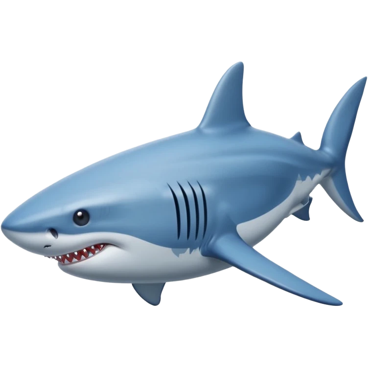 Shark with blue nikes  emoji