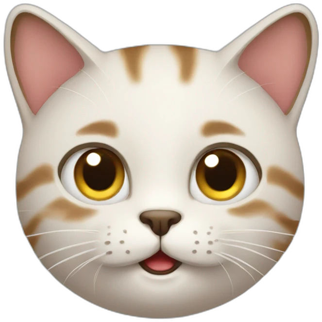 Funny cat emoji