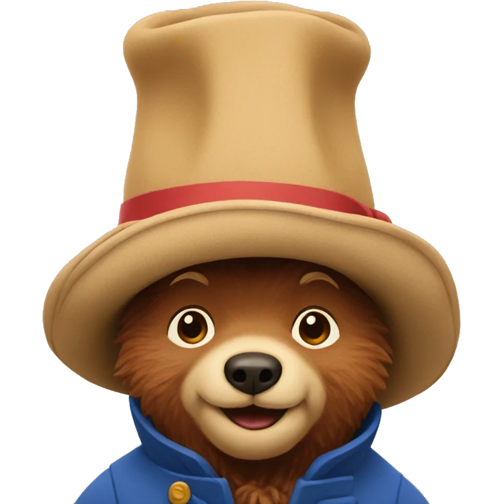 Paddington with buns emoji