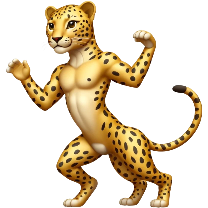 leopard der tanzt emoji