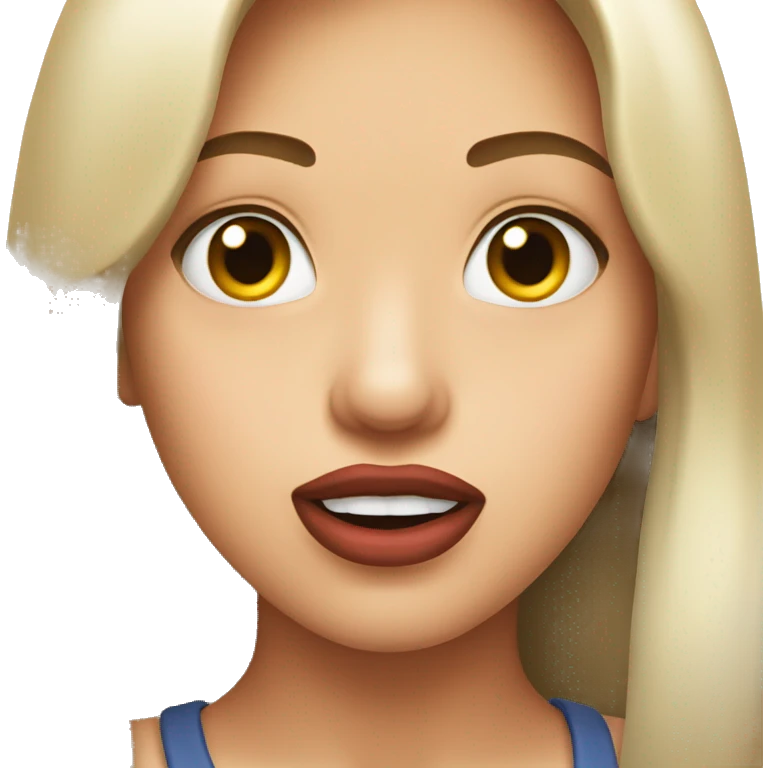 emoji biting lip in flirtatious way  emoji