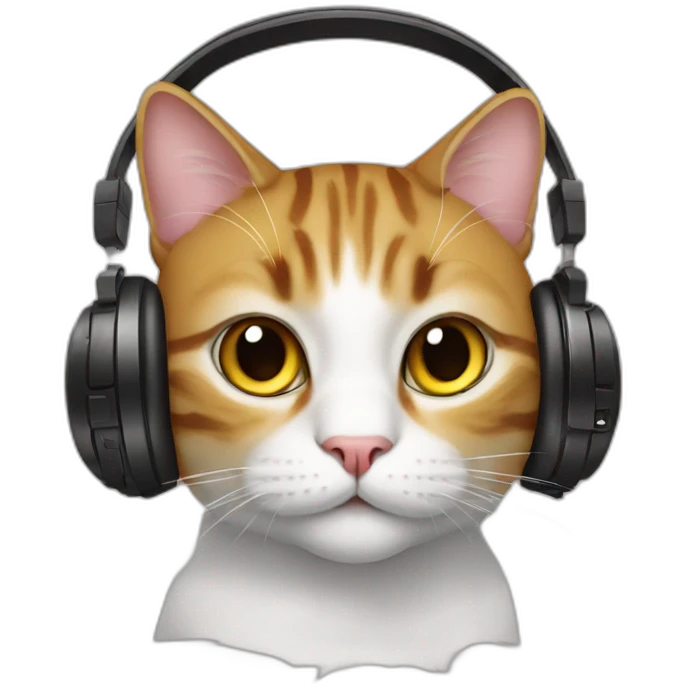 Dj cat emoji