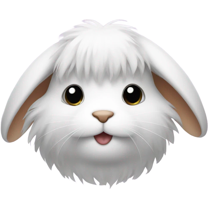 Bunny with bangs emoji