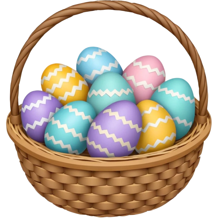 easter egg basket emoji