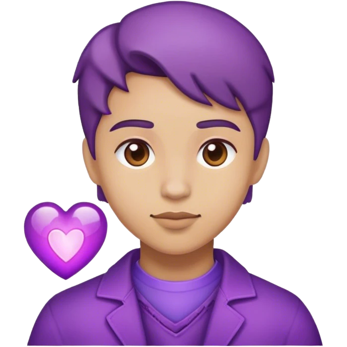 corazon lila emoji