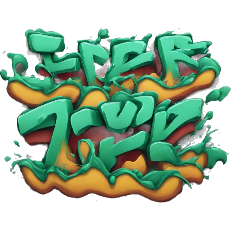 Graffiti text: Fidesz emoji