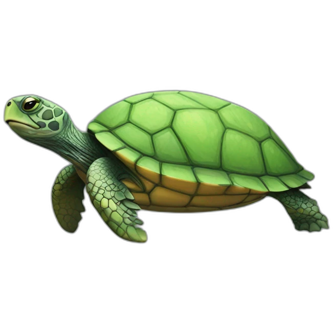 Cool turtle emoji