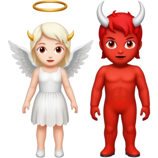 Angel+devil emoji