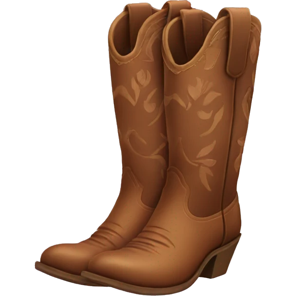 cowgirl boots emoji