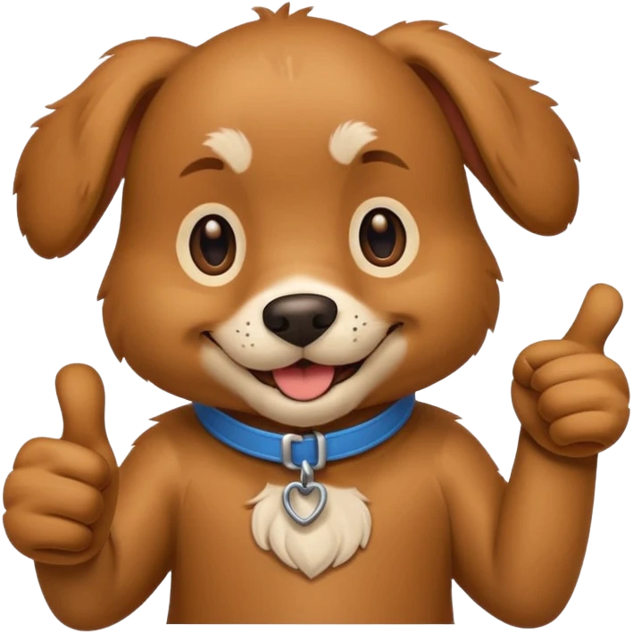 dog thumbsup emoji