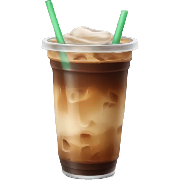 Iced coffee emoji