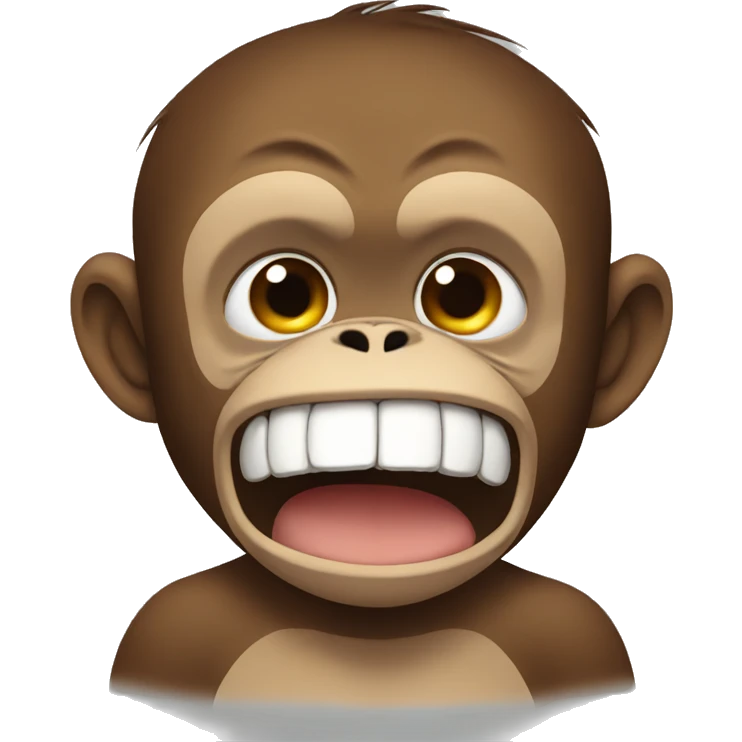 Monkey crying emoji