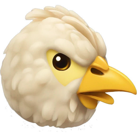 Macron mange du poulet emoji