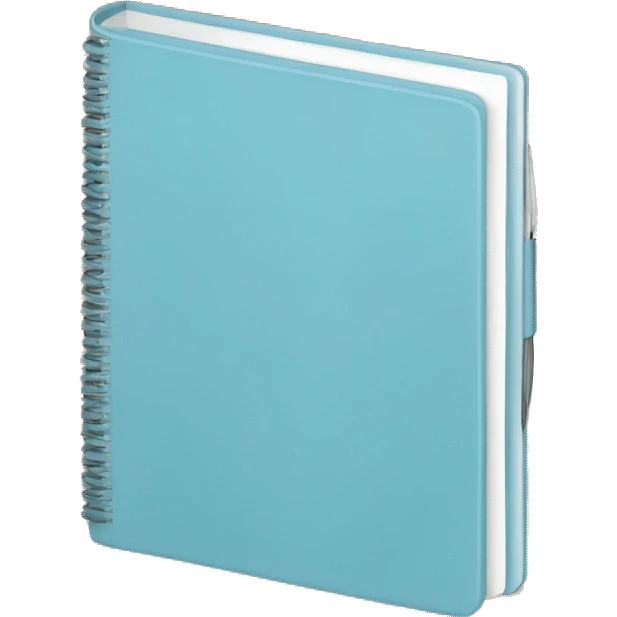 Light blue notebook emoji
