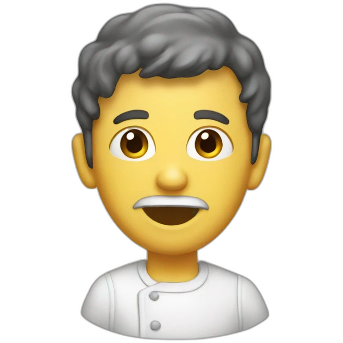 Create talking soup emoji