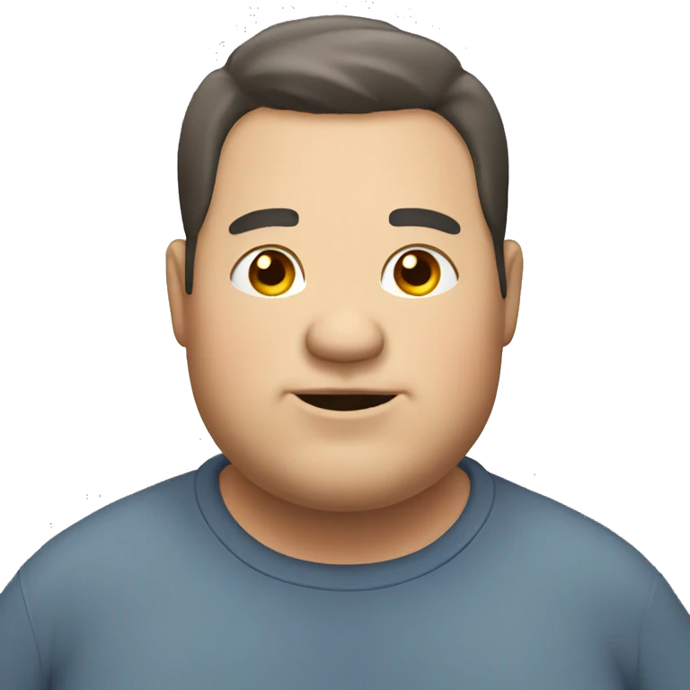 Chubby man emoji