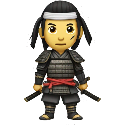 Samurai blanco emoji