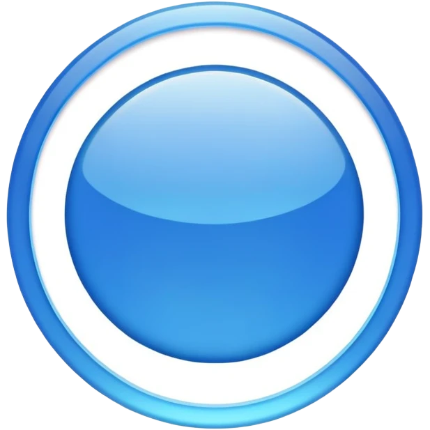 blue circle emoji