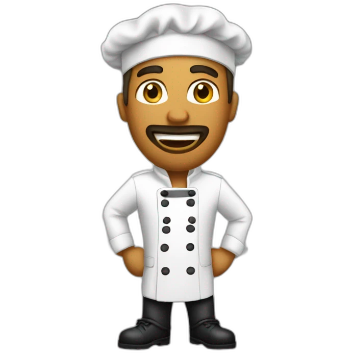 Chanteur cuisinier emoji