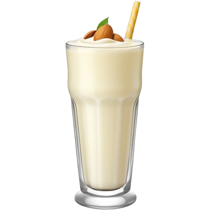 Lassi white coloured with punjabi touch on a glass without any extras remove straw and dryfruits emoji