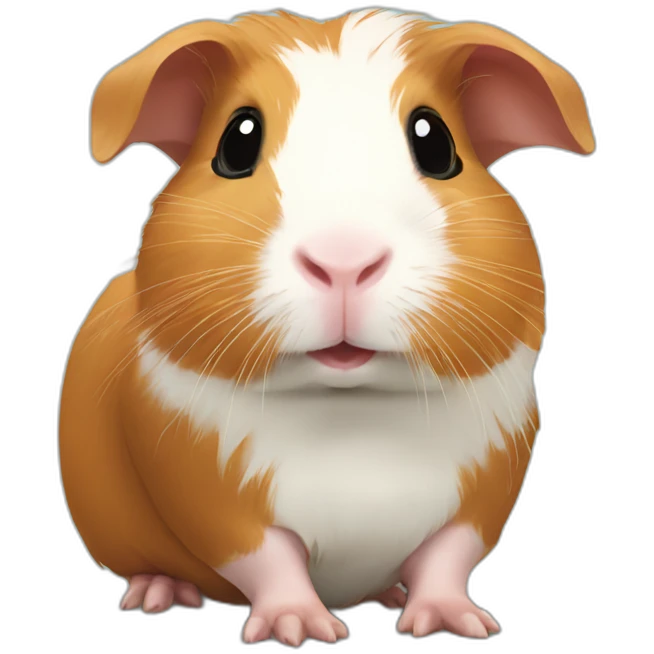 Guinea pig with baby guinea pig emoji