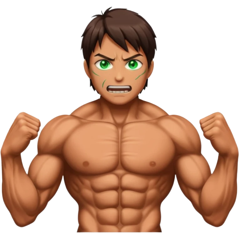 Atatck on titan  eren titan emoji