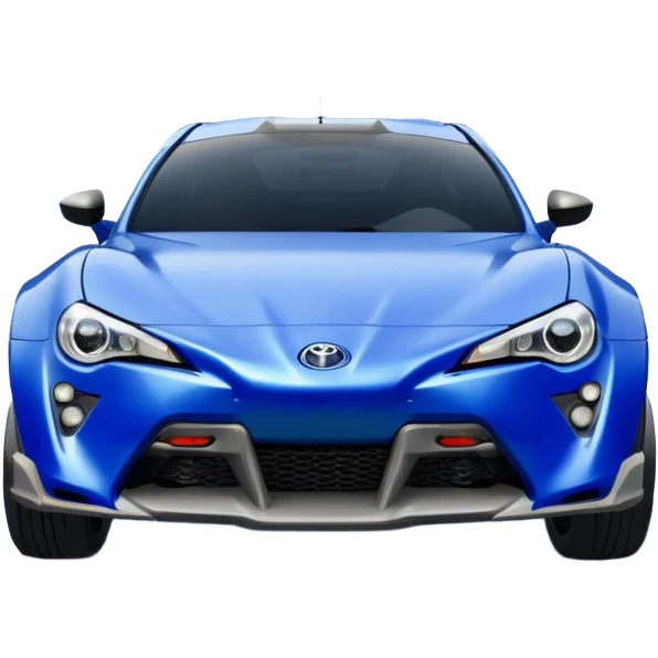 Off-road Long wheelbase widened pearly midnight snow blue 2nd generation 2025 Toyota 86 off-road hypercar racer emoji