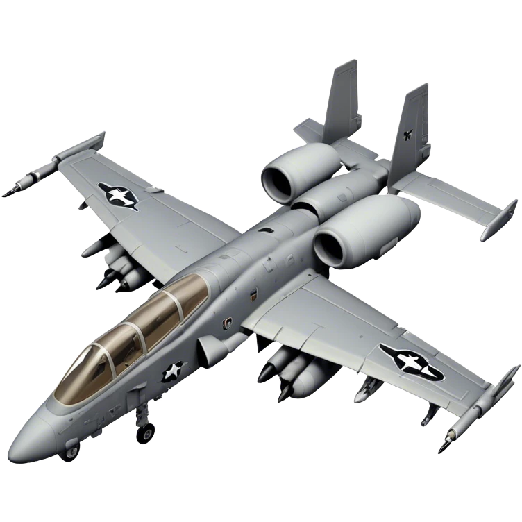 Warthog Jet (A-10 Thunderbolt II) - Fairchild Republic (Model Year: 2022) (Iconic colour: Desert camo) emoji