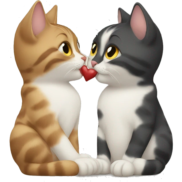 cats kissing  emoji