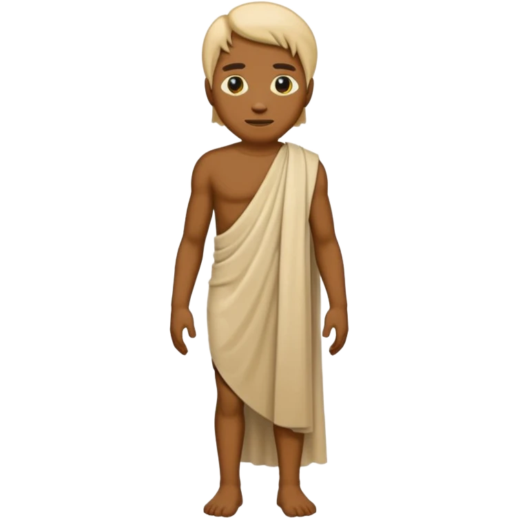 fullbody Lazarus, Jesus's friend, normal emoji style emoji