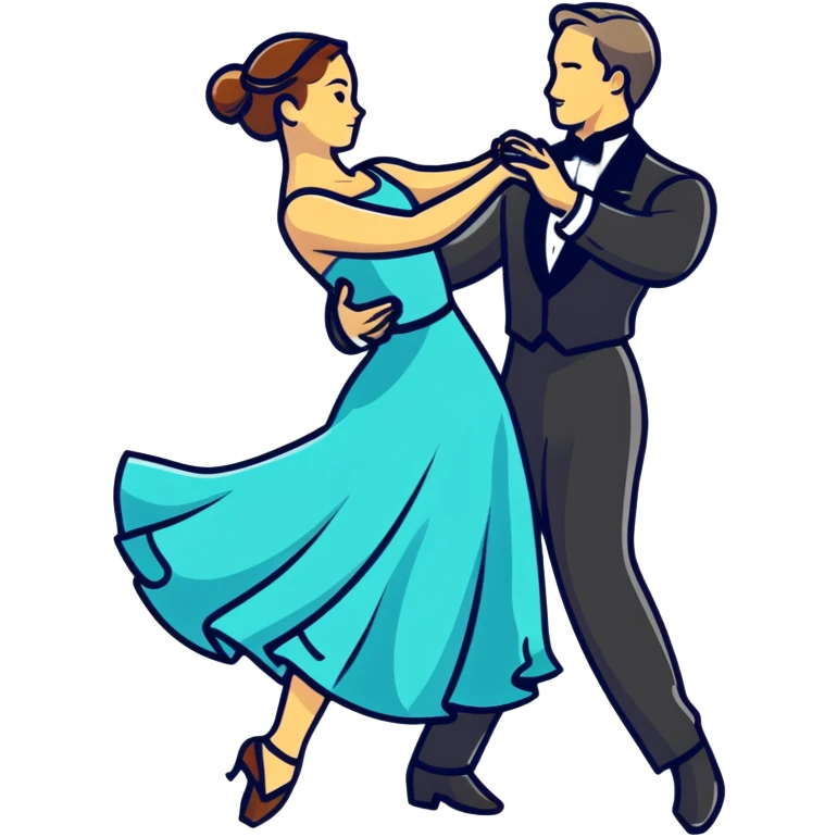 ballroom dancing couple emoji