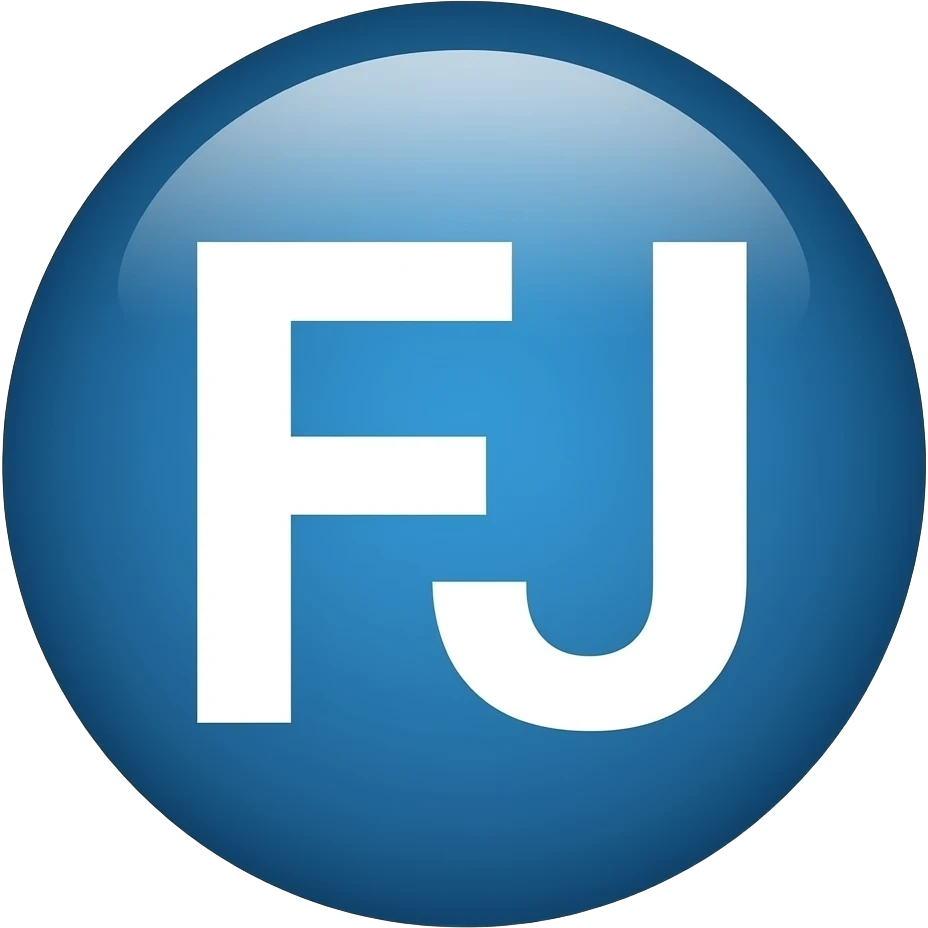 F J logo round emoji