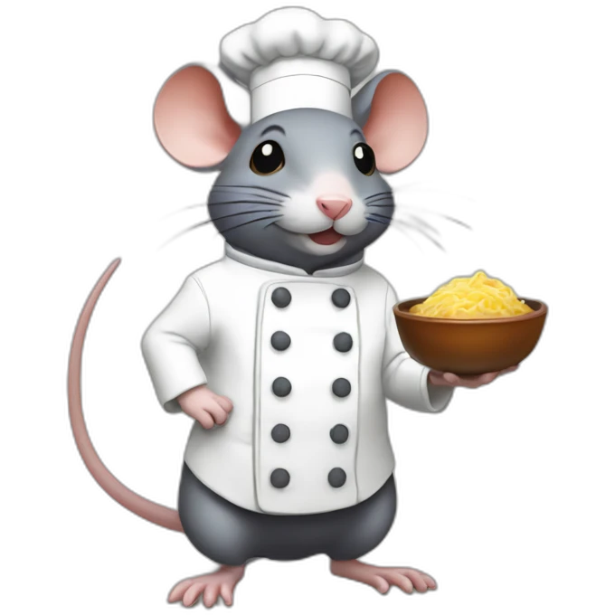 studio ghibli rat chef emoji