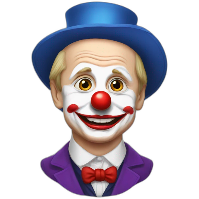 vladimir Putin as a clown emoji