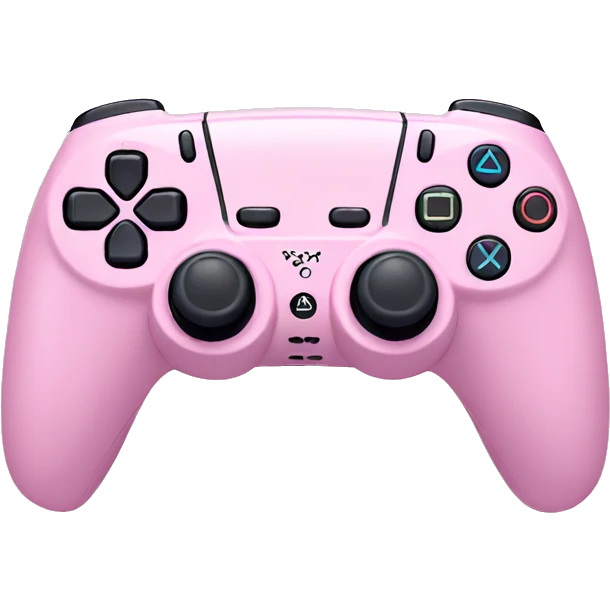 Pink ps5 controller emoji