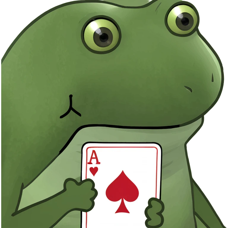A playing card with a diamond symbol emoji