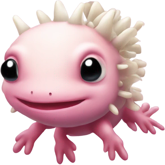 Christmas axolotl emoji