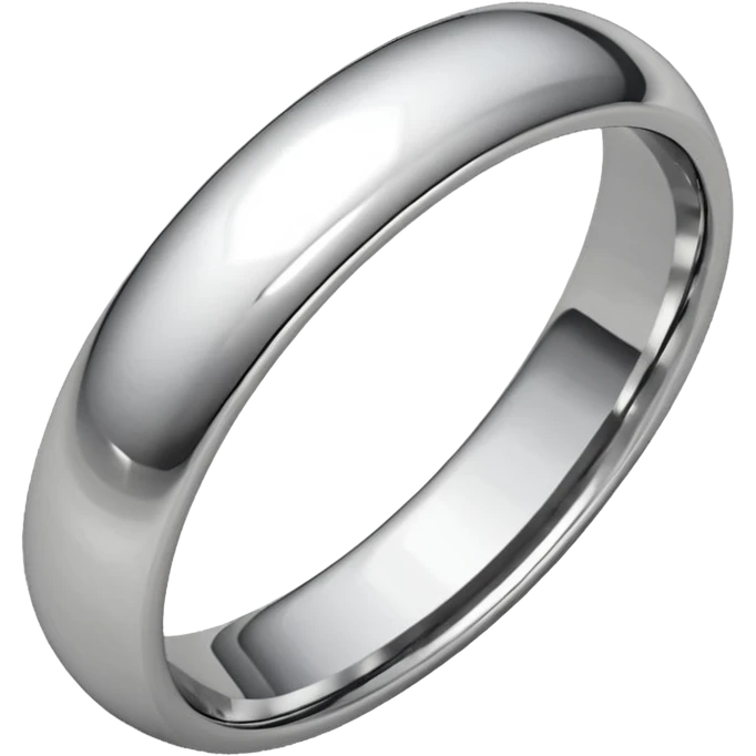 Men’s silver wedding ring emoji