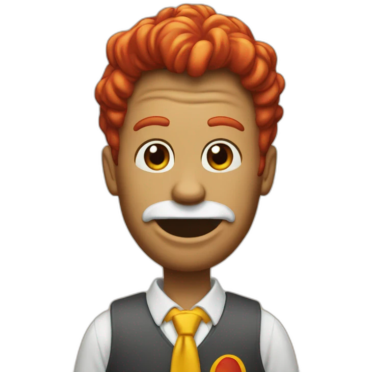 ronald mcdonalds emoji