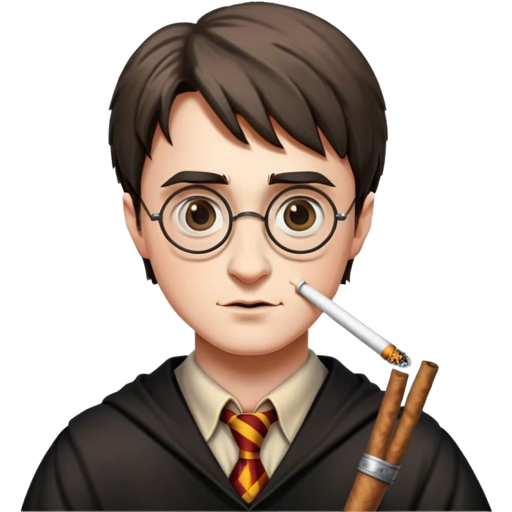 harry potter smoking  emoji
