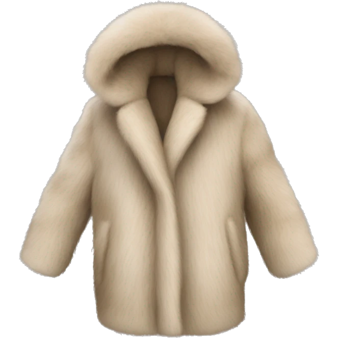 Fur coat emoji