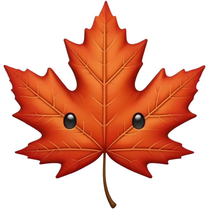create an emoji that has a Canadian maple leaf as part of it as well as two elbows that are positioned outwards emoji