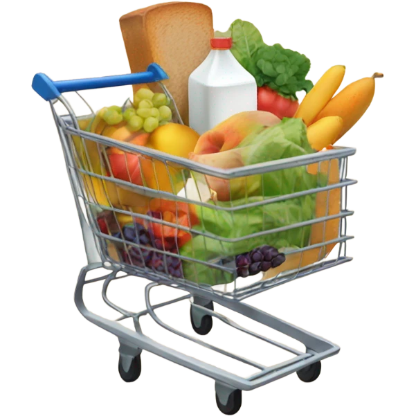 Grocery shopping emoji