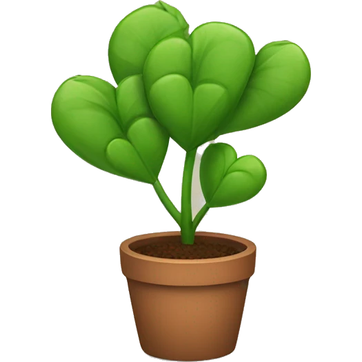 heart plant emoji