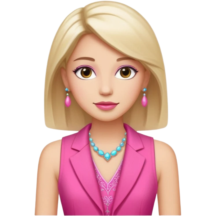 a stylish women’s vest, sleeveless, elegant and decorative design, in a bright pink color with small cute details, feminine and fancy look, no background emoji