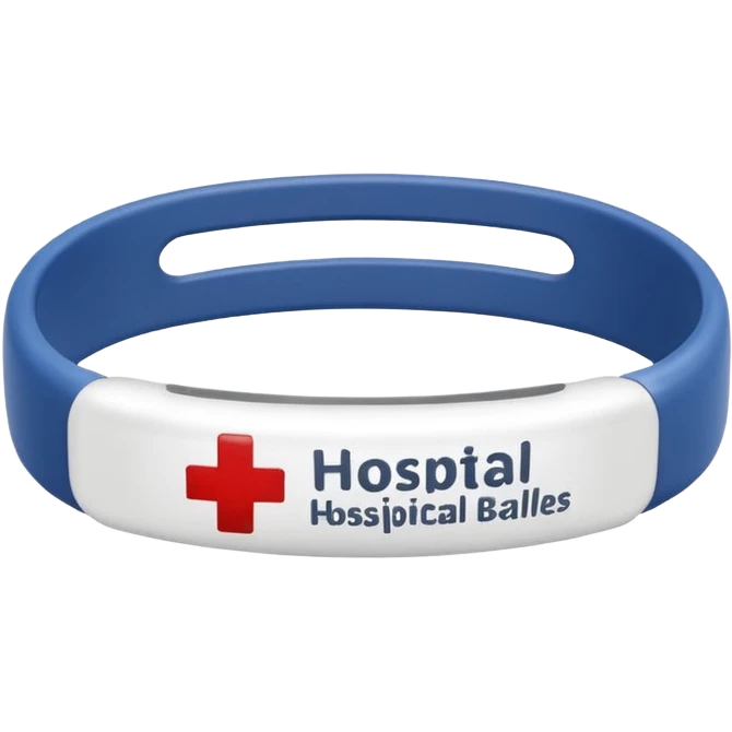 Hospital bracelet emoji