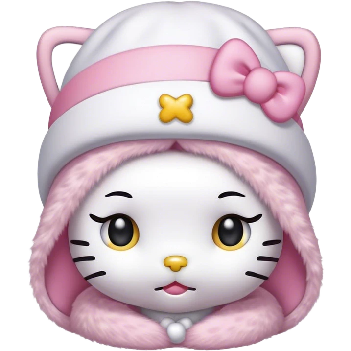 Hello kitty goodnight  emoji